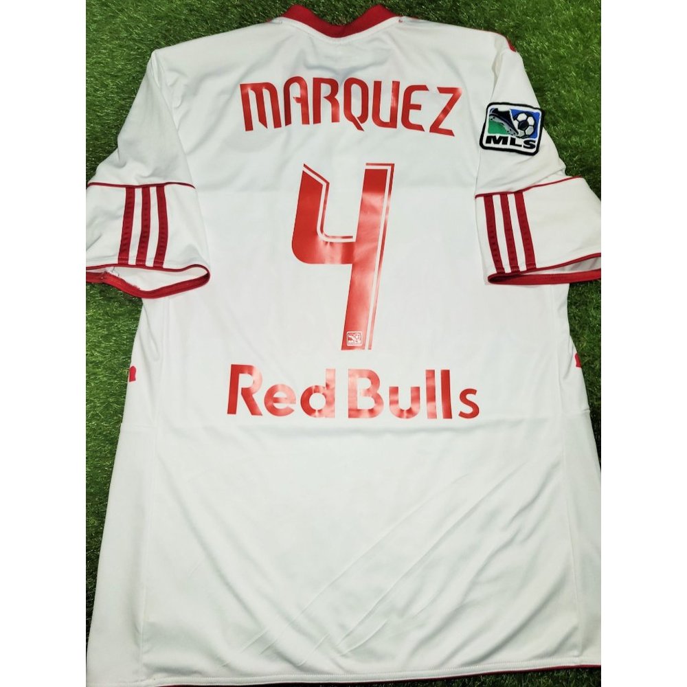 Marquez New York NY Red Bulls 2010 2011 DEBUT Soccer Jersey Shirt L SKU# P57131